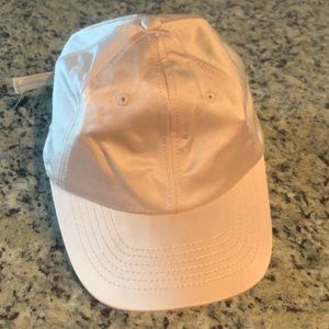 Pink Satin Baseball Cap
